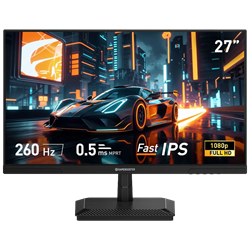 GameBooster GB-27F260FF 27'' 260Hz 0.5ms HDMI DP FreeSync Adaptive Sync HDR10 FHD Fast IPS Gaming Monitör