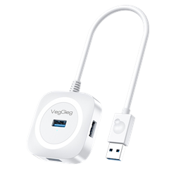 VegGieg 4 Portlu USB 3.0 Beyaz Çoklayıcı Hub
