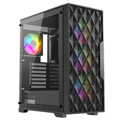 FAZEON F7 PLUS 650W 80+ Bronze Tempered Glass Mesh 4x RGB Fanlı Siyah ATX Bilgisayar Kasası