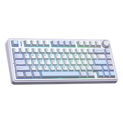 Aula F75 Nimbus V3 Switch Hot Swap Mekanik RGB TKL Buz Mavisi Kablosuz Gaming Klavye