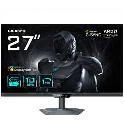 GIGABYTE G27U 27" 4K 160Hz FHD 320Hz 1ms HDMI DP G-Sync HDR400 UHD Dual Mode SS IPS Gaming Monitör