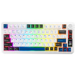 Rampage QUELL PRO Hot Swap Gasket Oil Switch RGB Türkçe Ekranlı Kablosuz Mekanik Klavye