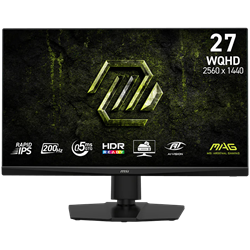 MSI MAG 272QPF E20 27" 200Hz 0.5ms HDMI DP G-Sync FreeSync Premium HDR Ready Pivot WQHD Rapid IPS Monitör