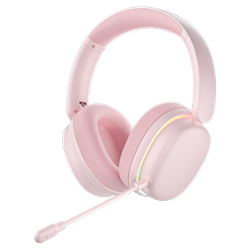Aula G7 Pro Tri Mode RGB Kablosuz Pembe E-Spor Kulaklık