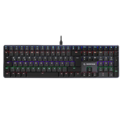 Rampage GRANITE PRO Red Switch RGB Siyah/Gri Kablolu Gaming Klavye