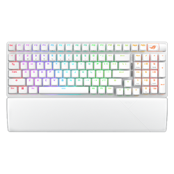 ASUS ROG STRIX SCOPE II 96 NX Snow Switch Türkçe RGB Kablosuz Beyaz Mekanik Gaming Klavye
