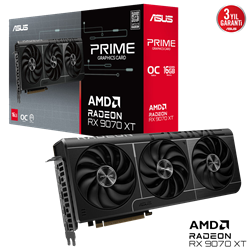ASUS Prime Radeon RX 9070 XT OC Edition 16GB GDDR6 256 Bit Ekran Kartı