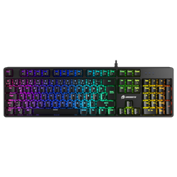 GameBooster G24B Enigma Rainbow Aydınlatmalı Red Switch Siyah Mekanik Gaming Klavye