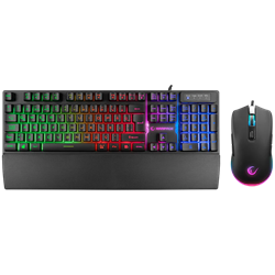 Rampage KM-RX7 FORTUNA V2 Siyah Klavye Mouse Set