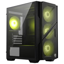 MSI MAG FORGE M110R AIRFLOW Tempered Glass RGB USB 3.2 Siyah mATX Bilgisayar Kasası
