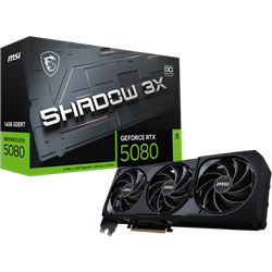 MSI GeForce RTX 5080 16G SHADOW 3X GDDR7 DLSS 4 256 Bit Ekran Kartı