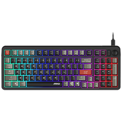 MSI FORGE GK110 Membrane Switch RGB Türkçe Kablolu Gaming Klavye