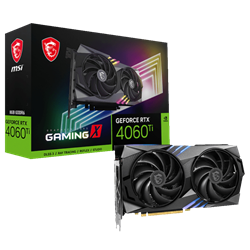 MSI GeForce RTX 4060 Ti VENTUS 2X BLACK 8G OC 8GB GDDR6 DLSS 3 128