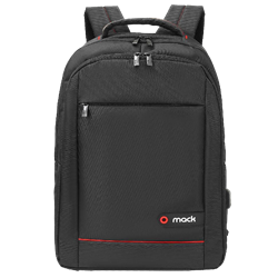 MACK Office 17.3" USB Girişli Siyah Notebook Sırt Çantası