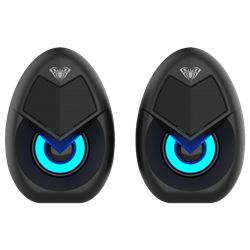 Aula N-69 2*3W RGB Siyah Gaming Hoparlör