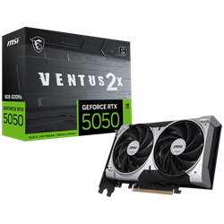 MSI GeForce RTX 5050 8G VENTUS 2X GDDR6 8GB DLSS 4 128 Bit Ekran Kartı