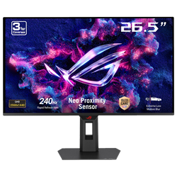 ASUS ROG Strix XG27AQDMES 26.5" 240Hz 0.03ms HDMI DP Adaptive Sync HDR10 Pivot QHD QD-OLED Gaming Monitör