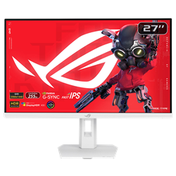 ASUS ROG Strix XG27ACMES-W 27" 255Hz(OC) 0.3ms USB-C HDMI DP Adaptive Sync HDR10 Pivot WQHD Fast IPS Gaming Monitör