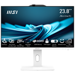 MSI PRO AP242P 14M-1201EU Core i5 14400 16GB(8GBx2) DDR5 512GB SSD 23.8" FHD IPS Beyaz AIO Masaüstü PC