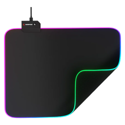 Rampage PULSAR MP-21 Siyah M RGB Gaming Mouse Pad