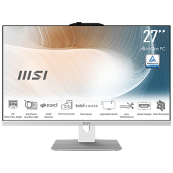 MSI MODERN AM272P 1M-1095XEU Core 7 Processor 150U 16GB DDR5 1TB SSD 27" FHD Beyaz AIO Masaüstü PC