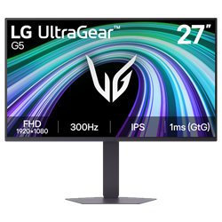 LG UltraGear 27G550B-B G5 27" 300Hz 1ms HDMI DP AdaptiveSync HDR10 FHD IPS Gaming Monitör
