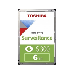 TOSHIBA 3.5" 6 TB S300 HDWT860UZSVA 5400Rpm 256MB SATA6 Harddisk