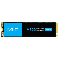 MLD M520 500GB NVME 2280 Gen4 M.2 SSD 5000MB Okuma 2500MB Yazma