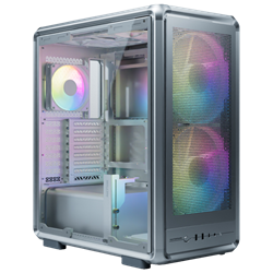 Cooler Master Masterframe 500 Mesh ARGB 200mm Tempered Glass USB 3.2 Silver E-ATX Mid Tower Kasa