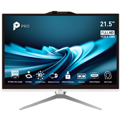 MSI PRO AP222T 14M-443XTR 21.5" FHD i5-14400 16GB DDR4 512GB SSD FreeDos Beyaz AIO PC