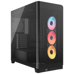 CORSAIR iCUE 5000X RGB Tempered Glass Siyah E-ATX Mid Tower Kasa