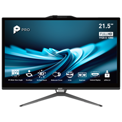 MSI PRO AP222T 14MA-607XEU Core i5 14400 16GB(8GBx2) DDR5 512GB SSD 21.5" FHD IPS Dokunmatik AIO Masaüstü PC