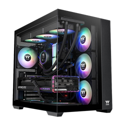Thermaltake View 380 Tempered Glass ARGB USB 3.2 ATX Mid Tower Siyah Kasa