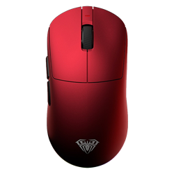 Aula V9 Ultra Lightweight PAW3950 42000 DPI 8000Hz Kablosuz Kırmızı E-Spor Gaming Mouse