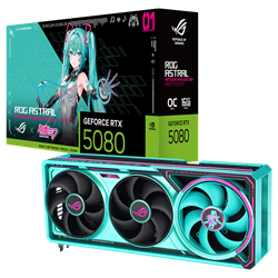 ASUS ROG Astral GeForce RTX 5080 16GB GDDR7 OC Hatsune Miku Edition DLSS 4 256 Bit Ekran Kartı