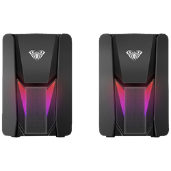 Aula N-108 10W RGB Siyah Masaüstü Gaming Hoparlör