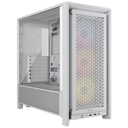 CORSAIR FRAME 4000D RS ARGB AIRFLOW Tempered Glass USB 3.2 Type-C Beyaz Mid Tower Kasa