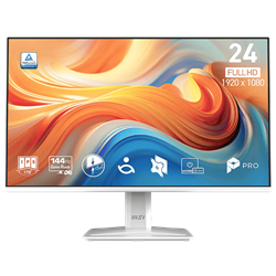 MSI PRO MP243W E14 23.8" 144Hz 4ms HDMI DP AdaptiveSync HDR Ready FHD IPS Beyaz Monitör