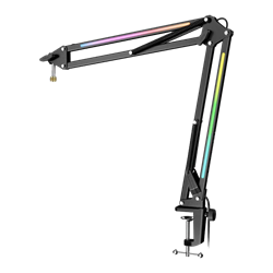 FIFINE Ampligame BM38 RGB Profesyonel Oyuncu Mikrofon Standı
