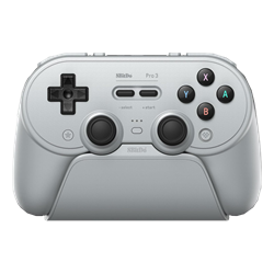 8BitDo Pro 3 TMR Hall Efect Triggers Kablosuz Gri Gamepad