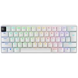 Logitech G PRO X 60 Lightspeed Tactile Switch Kablosuz Beyaz Gaming Klavye