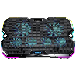 GameBooster GB-NS10 Hurricane RGB 14"-19" Led Notebook Soğutucu Stand