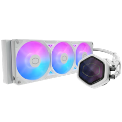 COOLER MASTER MasterLiquid Atmos II Pixel Led ARGB 360mm Beyaz İşlemci Sıvı Soğutucu