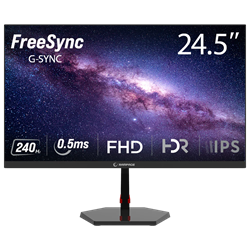 Rampage RAVEN RV25R240F 24.5" 240Hz 0.5ms HDMI DP Adaptive Sync HDR10 FHD Fast IPS Gaming Monitör