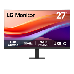 LG 27U421A-B 27'' 100Hz 5ms HDMI USB-C FHD VA Curved 1500R Gaming Monitör