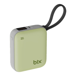 BIX PB119 20W 10000mAH USB-C Cep Boyu Taşınabilir Yeşil Hızlı Şarj Powerbank