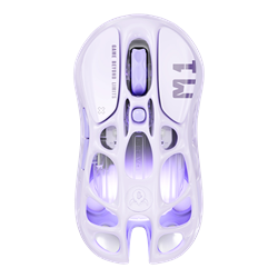 GravaStar Mercury M1 Pro RGB 26000 DPI 1000Hz Lavender Purple Kablosuz Gaming Mouse