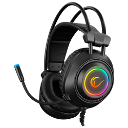 Rampage RM-K19S RAGING PLUS 7.1 Surround RGB Siyah Mikrofonlu Gaming Kulaklık