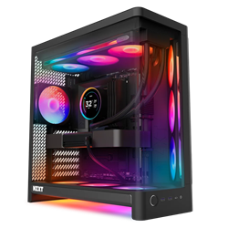 NZXT H6 RGB+ Tempered Glass USB 3.2 USB-C Siyah ATX Kasa