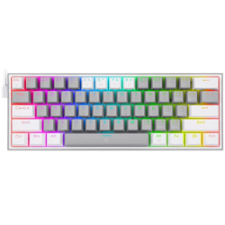 Redragon K617 Fizz Red Switch Kablolu Gri Beyaz Gaming Klavye
